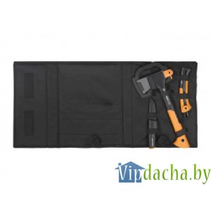 Набор инструмента (топор туристический X7 + нож + пила садовая SW73) FISKARS (129028) Набор инструмента (топор туристический X7 + нож + пила садовая SW73) FISKARS (129028)